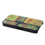 Wholesale iPhone 4 4S Passion Flower Design Hard Case (Flower Pattern Black)